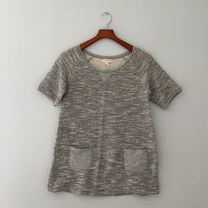 Anthropologie, Meadow Rue knit tunic top.